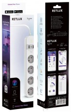 Retlux RSH 202 Wi-Fi SMART hosszabb&iacute;t&oacute; vezet&eacute;k FR16A H&aacute;ztart&aacute;s / Otthon / K&uuml;lt&eacute;r - Okos otthon - Okos konnektor - 521138