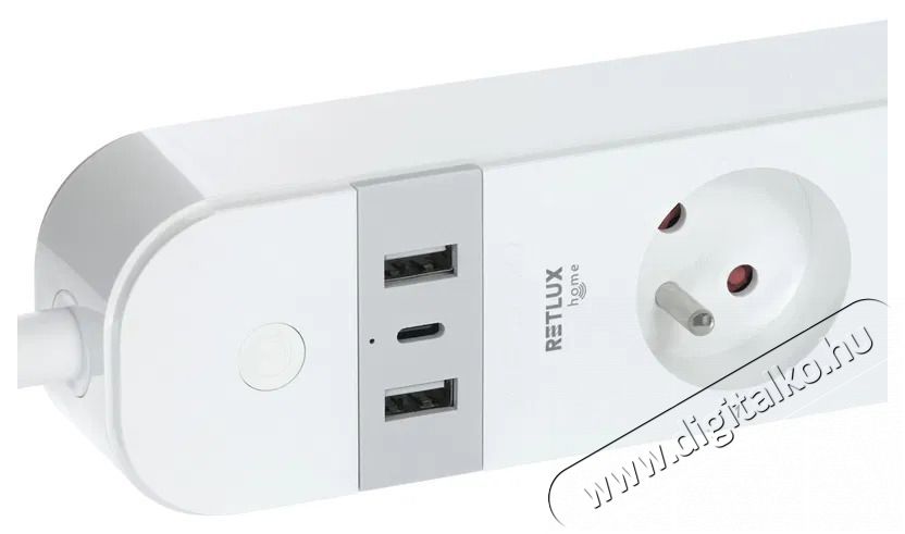 Retlux RSH 202 Wi-Fi SMART hosszabb&iacute;t&oacute; vezet&eacute;k FR16A H&aacute;ztart&aacute;s / Otthon / K&uuml;lt&eacute;r - Okos otthon - Okos konnektor - 521138
