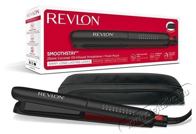 Revlon RVST2211PE Smoothstay Coconut Oil Sz&eacute;ps&eacute;g&aacute;pol&aacute;s / Eg&eacute;szs&eacute;g - Haj&aacute;pol&aacute;s - Hajvasal&oacute; / egyenes&iacute;tő - 510639