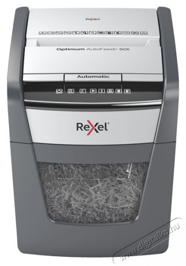 Rexel Optimum AutoFeed+ 50X konfetti automata iratmegsemmisítő Iroda és számítástechnika - Iratmegsemmisítő - 396075