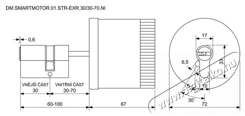 Richter Czech  DM. Smartmotor.01.STR - EXR. 30/30 - 70.NI H&aacute;ztart&aacute;s / Otthon / K&uuml;lt&eacute;r - Okos otthon - Kieg&eacute;sz&iacute;tő - 519683