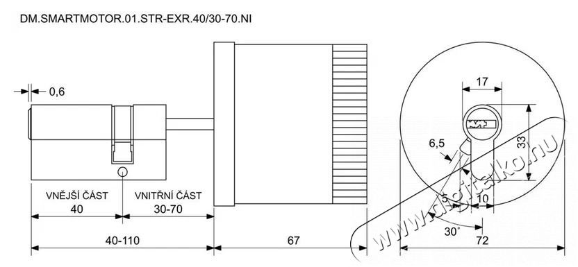 Richter Czech  DM. Smartmotor.01.STR - EXR. 40/30 - 70.NI H&aacute;ztart&aacute;s / Otthon / K&uuml;lt&eacute;r - Okos otthon - Kieg&eacute;sz&iacute;tő - 519685
