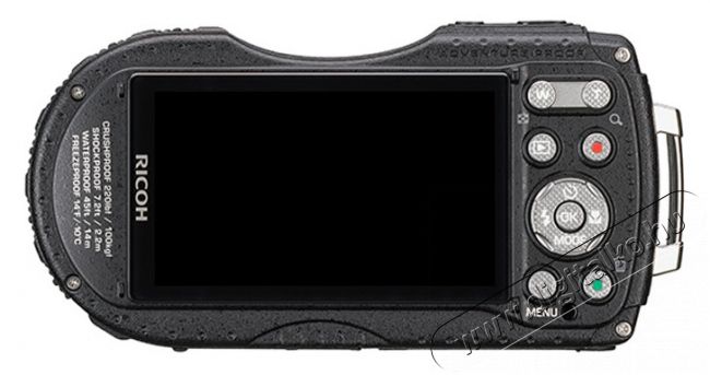 Ricoh WG-5 GPS digitális fényképezőgép - fekete Fényképezőgép / kamera - Kompakt fényképezőgép - Kaland és vízálló fényképezőgép - 286728