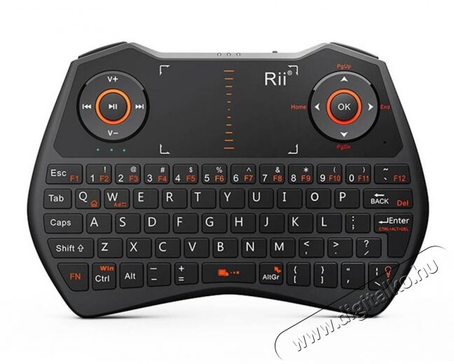Rii i28C vezeték nélküli multimédia billentyűzet és touchpad Iroda és számítástechnika - Billentyűzet / billentyűzet szett - Vezeték nélküli - 319057