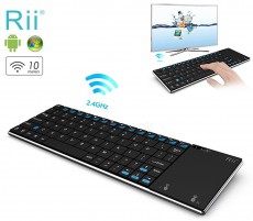Rii K12+ vezeték nélküli billentyűzet és touchpad Iroda és számítástechnika - Billentyűzet / billentyűzet szett - Vezeték nélküli - 319062