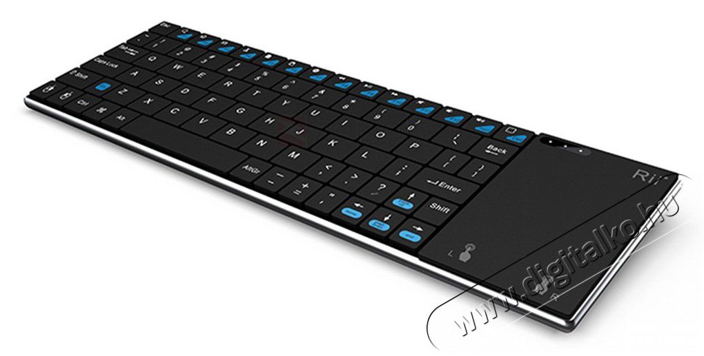 Rii K12+ vezeték nélküli billentyűzet és touchpad Iroda és számítástechnika - Billentyűzet / billentyűzet szett - Vezeték nélküli - 319062