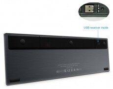 Rii K12+ vezeték nélküli billentyűzet és touchpad Iroda és számítástechnika - Billentyűzet / billentyűzet szett - Vezeték nélküli - 319062