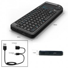 Rii X1 touchpad-es billentyűzet Iroda és számítástechnika - Billentyűzet / billentyűzet szett - Vezetékes - 319069