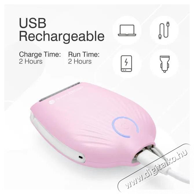 Rio SHSH_Pink Chrome Sz&eacute;ps&eacute;g&aacute;pol&aacute;s / Eg&eacute;szs&eacute;g - Szőrtelen&iacute;tő / borotva - Női szőrtelen&iacute;tő - 510650