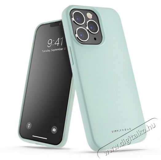 Roar KC0823 Space Apple iPhone 14 sky blue szilikon hátlap Mobil / Kommunikáció / Smart - Mobiltelefon kiegészítő / tok - Tok / hátlap - 411565