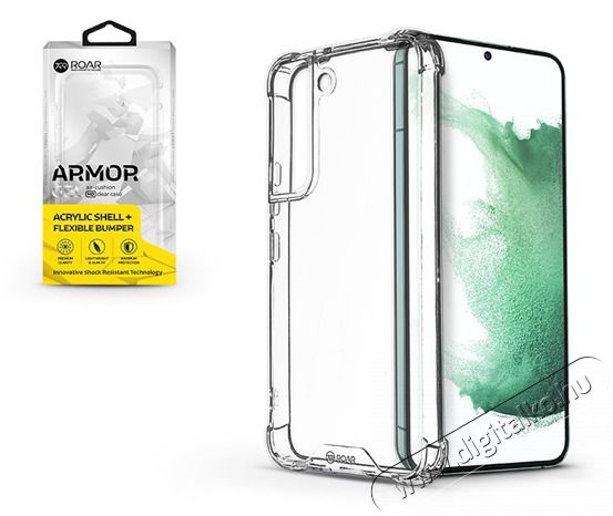 Roar KC0753 Samsung S906B Galaxy S22+ 5G Armor Gel átlátszó ütésálló védőtok Mobil / Kommunikáció / Smart - Mobiltelefon kiegészítő / tok - Tok / hátlap - 432140