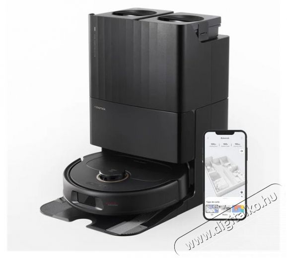 Roborock Qrevo Pro fekete robotporszívó Háztartás / Otthon / Kültér - Porszívó / takarítógép - Robotporszívó - 505128