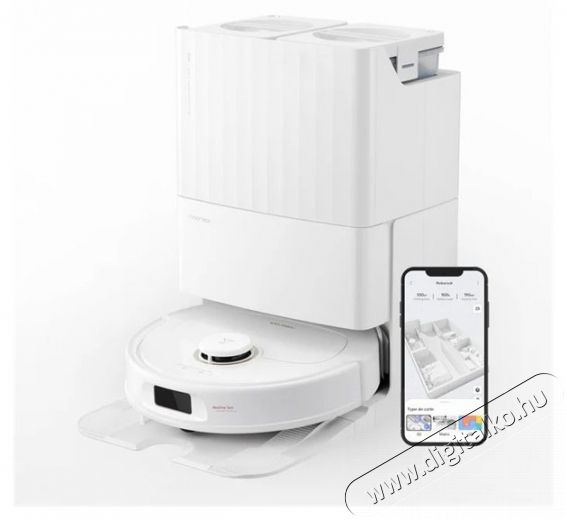 Roborock Qrevo Pro fehér robotporszívó Háztartás / Otthon / Kültér - Porszívó / takarítógép - Robotporszívó - 506909