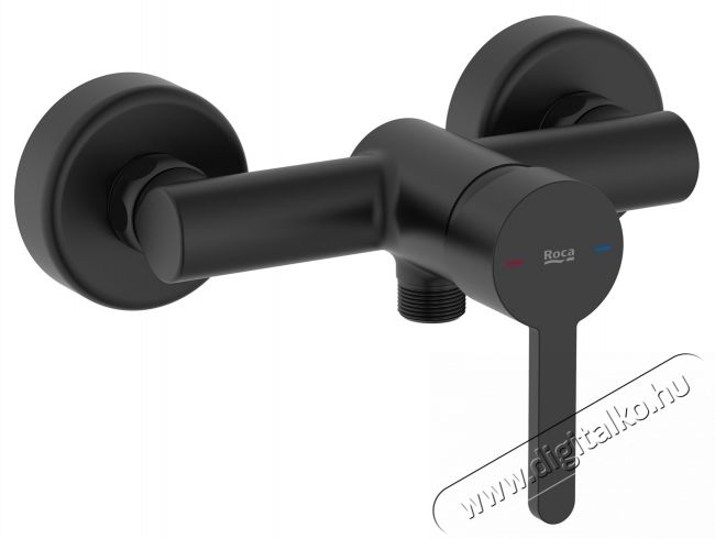 Roca Carelia zuhanycsaptelep, Egykaros, Tartoz&eacute;kok n&eacute;lk&uuml;l, Matt fekete Konyhai term&eacute;kek - Mosogat&oacute; - Mosogat&oacute; csaptelep - 537236