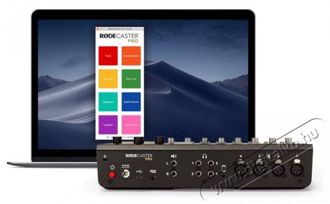 Rode RoDECaster Pro RoDECaster Pro négy mikrofon csatornás podcast keverő Audio-Video / Hifi / Multimédia - Party / DJ termék - DJ termék - 355278