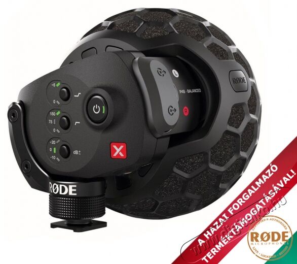Rode Stereo Videomic X sztereó videómikrofon Fotó-Videó kiegészítők - Mikrofon - Fotó-videó mikrofon - 287651