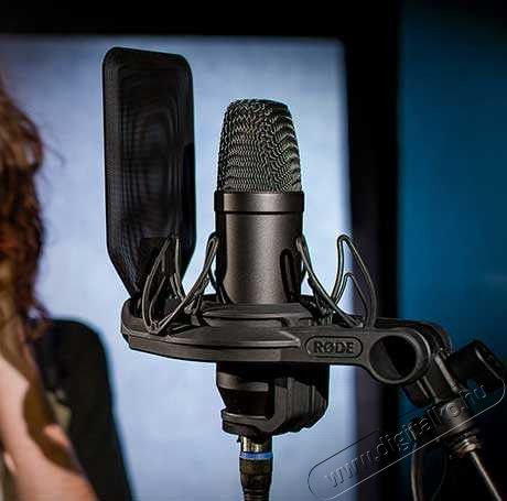 Rode SMR rezgésgátló mikrofonfogó Pop Filterrel és Rycote Lyre technológiával Fotó-Videó kiegészítők - Mikrofon kiegészítő - Mikrofon fogó - 273685
