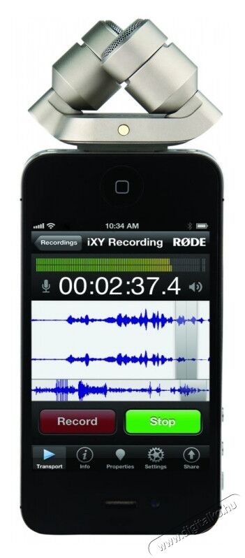 Rode iXY sztereó mikrofon iPhone és iPad készülékekhez Fotó-Videó kiegészítők - Mikrofon - Fotó-videó mikrofon - 271698