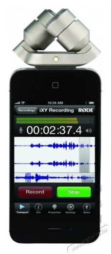 Rode iXY sztereó mikrofon iPhone és iPad készülékekhez Fotó-Videó kiegészítők - Mikrofon - Fotó-videó mikrofon - 271698