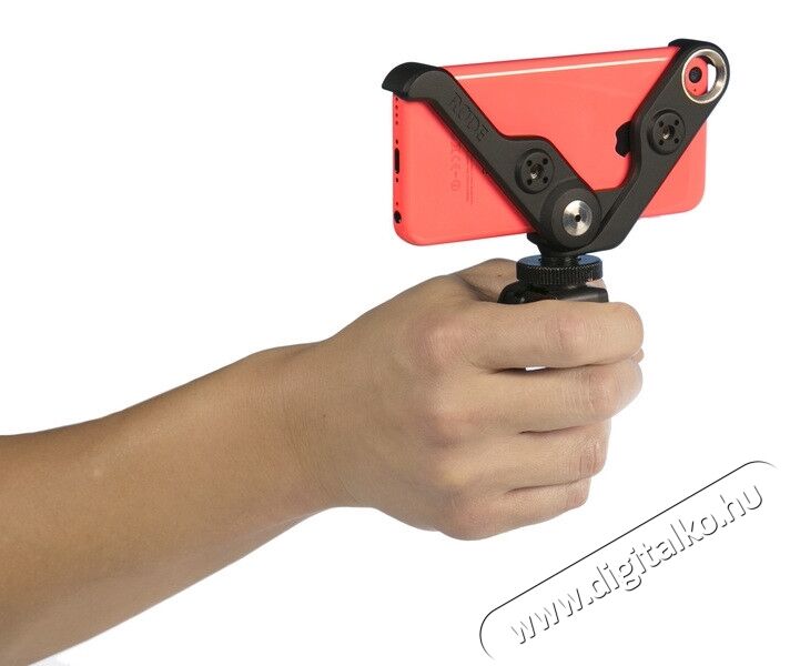 Rode Grip+5C Univerzális iPhone 5C tartó markolat Mobil / Kommunikáció / Smart - Mobiltelefon kiegészítő / tok - Tartó / rögzítő / állvány - 281044