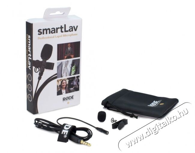 Rode SmartLav+ csiptetős mikrofon Fotó-Videó kiegészítők - Mikrofon - Csíptetős, fej és kitűző mikrofon - 281032