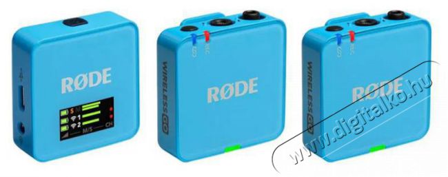Rode Wireless GO III - Blue Fot&oacute;-Vide&oacute; kieg&eacute;sz&iacute;tők - Mikrofon - Fot&oacute;-vide&oacute; mikrofon - 525792