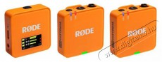 Rode Wireless GO III - Orange Fot&oacute;-Vide&oacute; kieg&eacute;sz&iacute;tők - Mikrofon - Fot&oacute;-vide&oacute; mikrofon - 525793