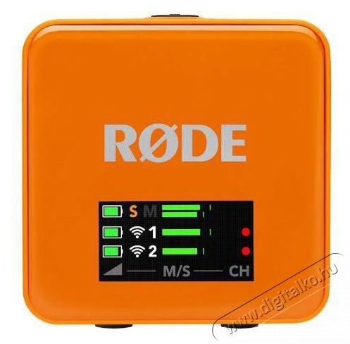 Rode Wireless GO III - Orange Fot&oacute;-Vide&oacute; kieg&eacute;sz&iacute;tők - Mikrofon - Fot&oacute;-vide&oacute; mikrofon - 525793