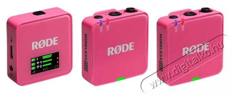 Rode Wireless GO III - Pink Fot&oacute;-Vide&oacute; kieg&eacute;sz&iacute;tők - Mikrofon - Fot&oacute;-vide&oacute; mikrofon - 525790