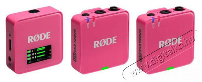 Rode Wireless GO III - Pink Fot&oacute;-Vide&oacute; kieg&eacute;sz&iacute;tők - Mikrofon - Fot&oacute;-vide&oacute; mikrofon - 525790