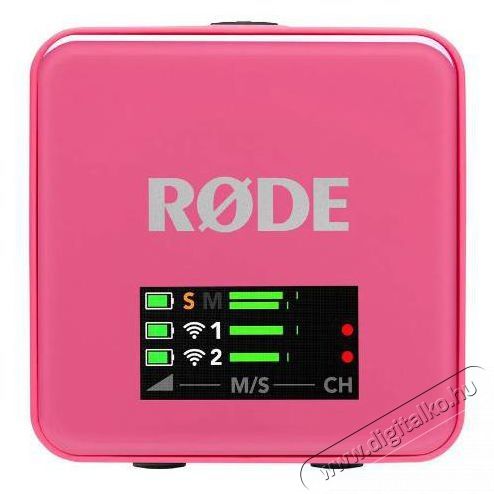 Rode Wireless GO III - Pink Fot&oacute;-Vide&oacute; kieg&eacute;sz&iacute;tők - Mikrofon - Fot&oacute;-vide&oacute; mikrofon - 525790