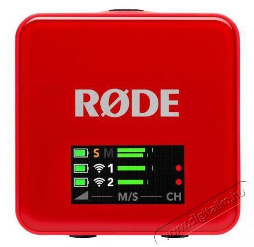 Rode Wireless GO III - Red Fot&oacute;-Vide&oacute; kieg&eacute;sz&iacute;tők - Mikrofon - Fot&oacute;-vide&oacute; mikrofon - 525789