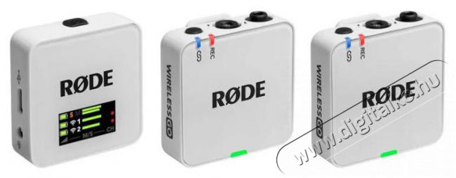 Rode Wireless GO III - White Fotó-Videó kiegészítők - Mikrofon - Fotó-videó mikrofon - 525788