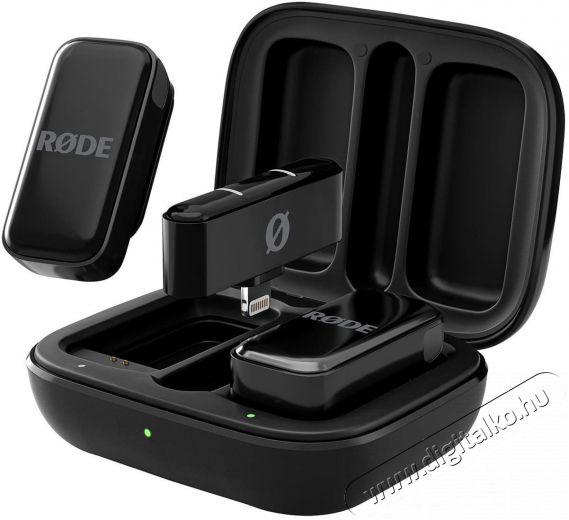 Rode Wireless Micro (Lightning, Black) Fot&oacute;-Vide&oacute; kieg&eacute;sz&iacute;tők - Mikrofon - Cs&iacute;ptetős, fej &eacute;s kitűző mikrofon - 525765