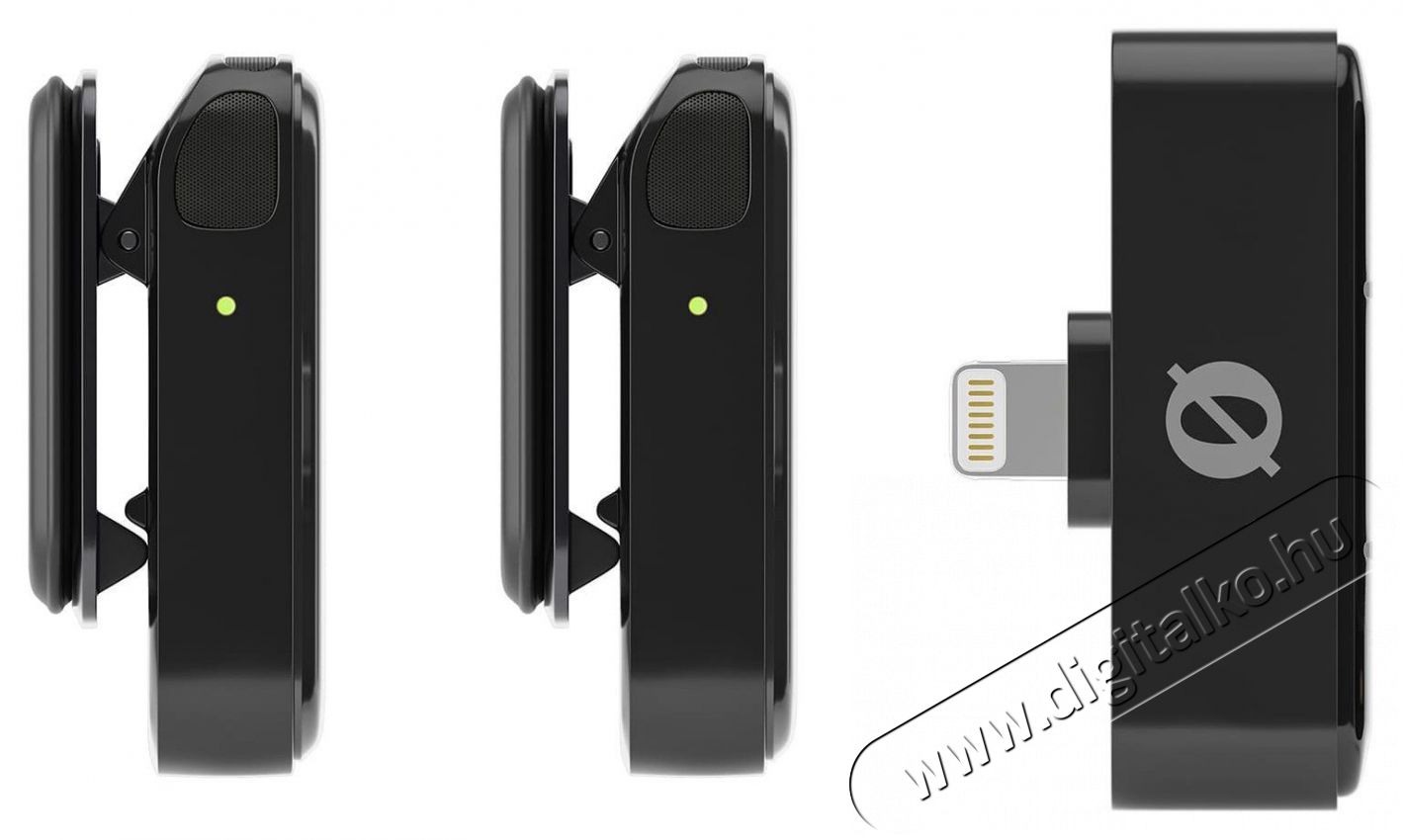 Rode Wireless Micro (Lightning, Black) Fot&oacute;-Vide&oacute; kieg&eacute;sz&iacute;tők - Mikrofon - Cs&iacute;ptetős, fej &eacute;s kitűző mikrofon - 525765