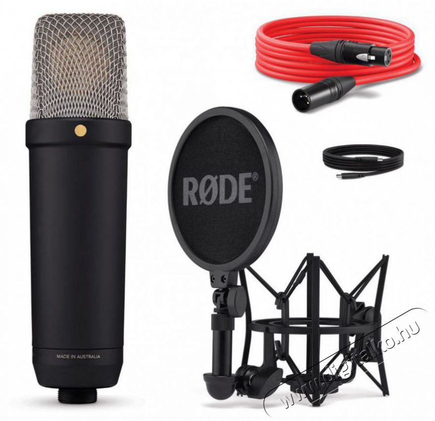 Rode NT1 5th Generation Black Fot&oacute;-Vide&oacute; kieg&eacute;sz&iacute;tők - Mikrofon - &Eacute;nek &eacute;s hangszer mikrofon - 525770