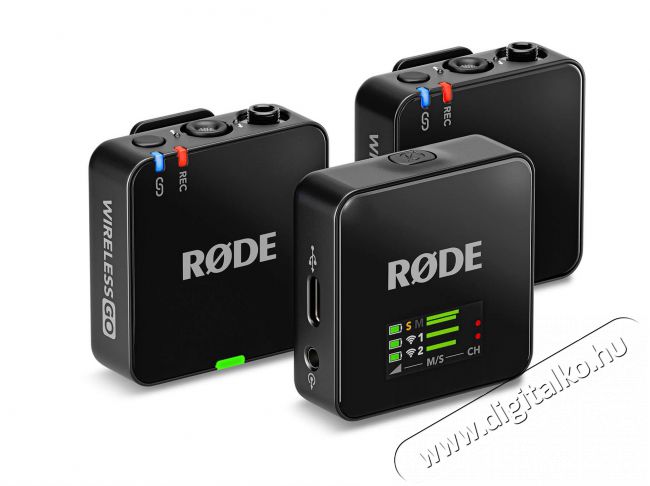 Rode Wireless GO III Black Fotó-Videó kiegészítők - Mikrofon - Fotó-videó mikrofon - 525760