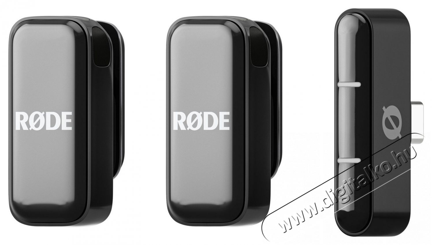 Rode Wireless Micro (USB-C, Black) Fot&oacute;-Vide&oacute; kieg&eacute;sz&iacute;tők - Mikrofon - Fot&oacute;-vide&oacute; mikrofon - 525764