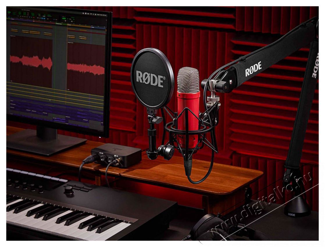 Rode NT1 Signature Series Red Fot&oacute;-Vide&oacute; kieg&eacute;sz&iacute;tők - Mikrofon - &Eacute;nek &eacute;s hangszer mikrofon - 525773