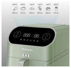 Rohnson R-2859G Green 7 l Konyhai termékek - Konyhai kisgép (sütés / főzés / hűtés / ételkészítés) - Olajsütő - 504860