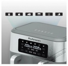 Rohnson R-2844 - 2x 4,25l Konyhai termékek - Konyhai kisgép (sütés / főzés / hűtés / ételkészítés) - Légkeveréses főzőgép / elektromos kukta / multifunkciós sütő - 521212