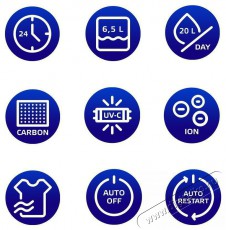 Rohnson R-9920 Genius 20 Wi-Fi ION & UV-C Páramentesítő Szépségápolás / Egészség - Légtisztító / párásító / párátlanító - Páramentesítő - 525832