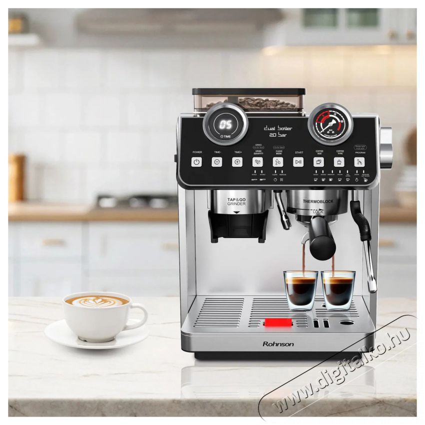 Rohnson R-98200 Konyhai term&eacute;kek - K&aacute;v&eacute;főző / k&aacute;v&eacute;&ouml;rlő / kieg&eacute;sz&iacute;tő - K&aacute;v&eacute; kapszula / pod / szemes / őr&ouml;lt k&aacute;v&eacute; - 529966