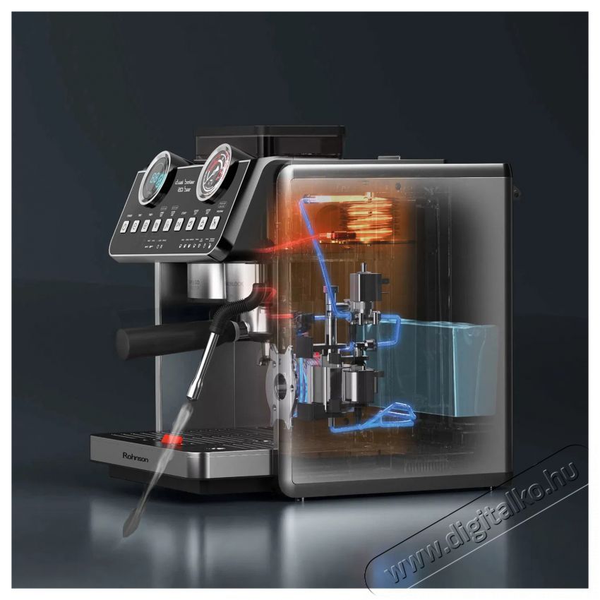 Rohnson R-98200 Konyhai term&eacute;kek - K&aacute;v&eacute;főző / k&aacute;v&eacute;&ouml;rlő / kieg&eacute;sz&iacute;tő - K&aacute;v&eacute; kapszula / pod / szemes / őr&ouml;lt k&aacute;v&eacute; - 529966