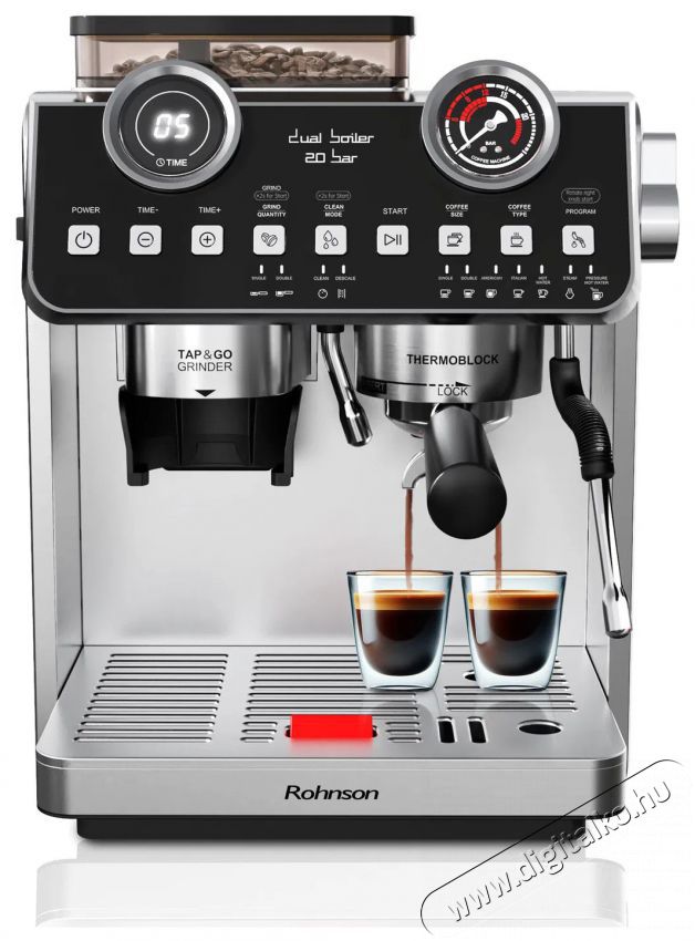 Rohnson R-98200 Konyhai term&eacute;kek - K&aacute;v&eacute;főző / k&aacute;v&eacute;&ouml;rlő / kieg&eacute;sz&iacute;tő - K&aacute;v&eacute; kapszula / pod / szemes / őr&ouml;lt k&aacute;v&eacute; - 529966