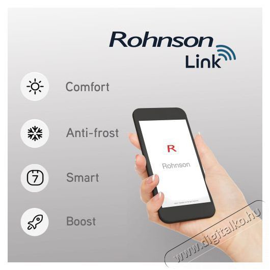 Rohnson R-2511-23 Genius Wi-Fi H&aacute;ztart&aacute;s / Otthon / K&uuml;lt&eacute;r - Fűt&eacute;s - Olajradi&aacute;tor - 529954