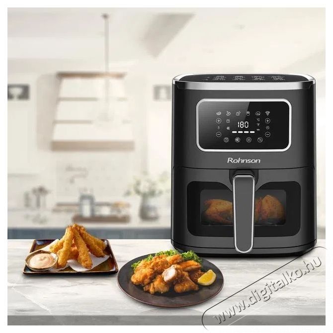 Rohnson R-2862 Airfryer Konyhai term&eacute;kek - Konyhai kisg&eacute;p (s&uuml;t&eacute;s / főz&eacute;s / hűt&eacute;s / &eacute;telk&eacute;sz&iacute;t&eacute;s) - Olajs&uuml;tő - 531210
