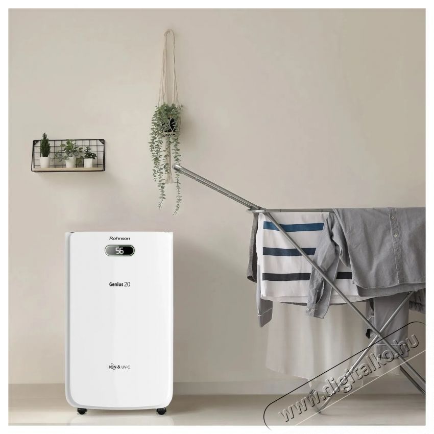 Rohnson R-95020 Genius 20 Wi-Fi Ion & UV-C p&aacute;ramentes&iacute;tő Sz&eacute;ps&eacute;g&aacute;pol&aacute;s / Eg&eacute;szs&eacute;g - L&eacute;gtiszt&iacute;t&oacute; / p&aacute;r&aacute;s&iacute;t&oacute; / p&aacute;r&aacute;tlan&iacute;t&oacute; - P&aacute;ramentes&iacute;tő - 532101