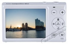 Rollei Compactline Mini feh&eacute;r F&eacute;nyk&eacute;pezőg&eacute;p / kamera - Kompakt f&eacute;nyk&eacute;pezőg&eacute;p - Norm&aacute;l tud&aacute;s&uacute; kompakt - 520045