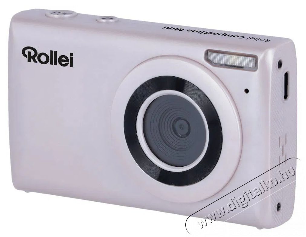 Rollei Compactline Mini r&oacute;zsasz&iacute;n F&eacute;nyk&eacute;pezőg&eacute;p / kamera - Kompakt f&eacute;nyk&eacute;pezőg&eacute;p - Norm&aacute;l tud&aacute;s&uacute; kompakt - 520044